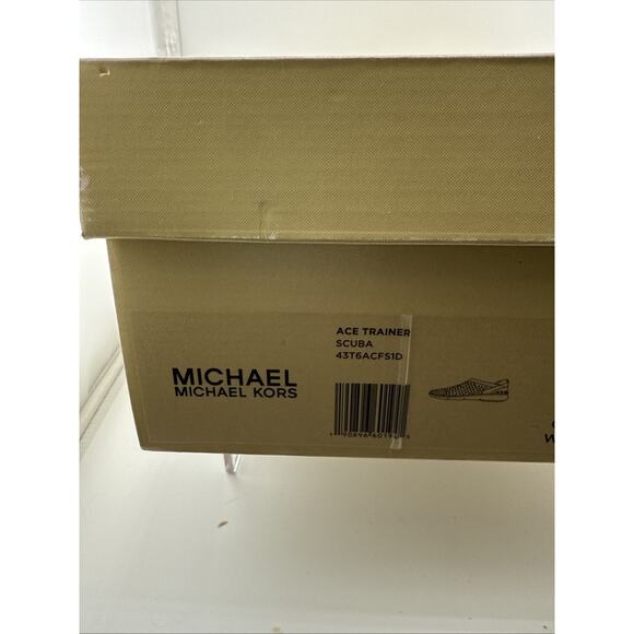 MICHAEL Michael Kors Ace Studded Neoprene Trainer Sneaker Size 5 NWB - Picture 11 of 12